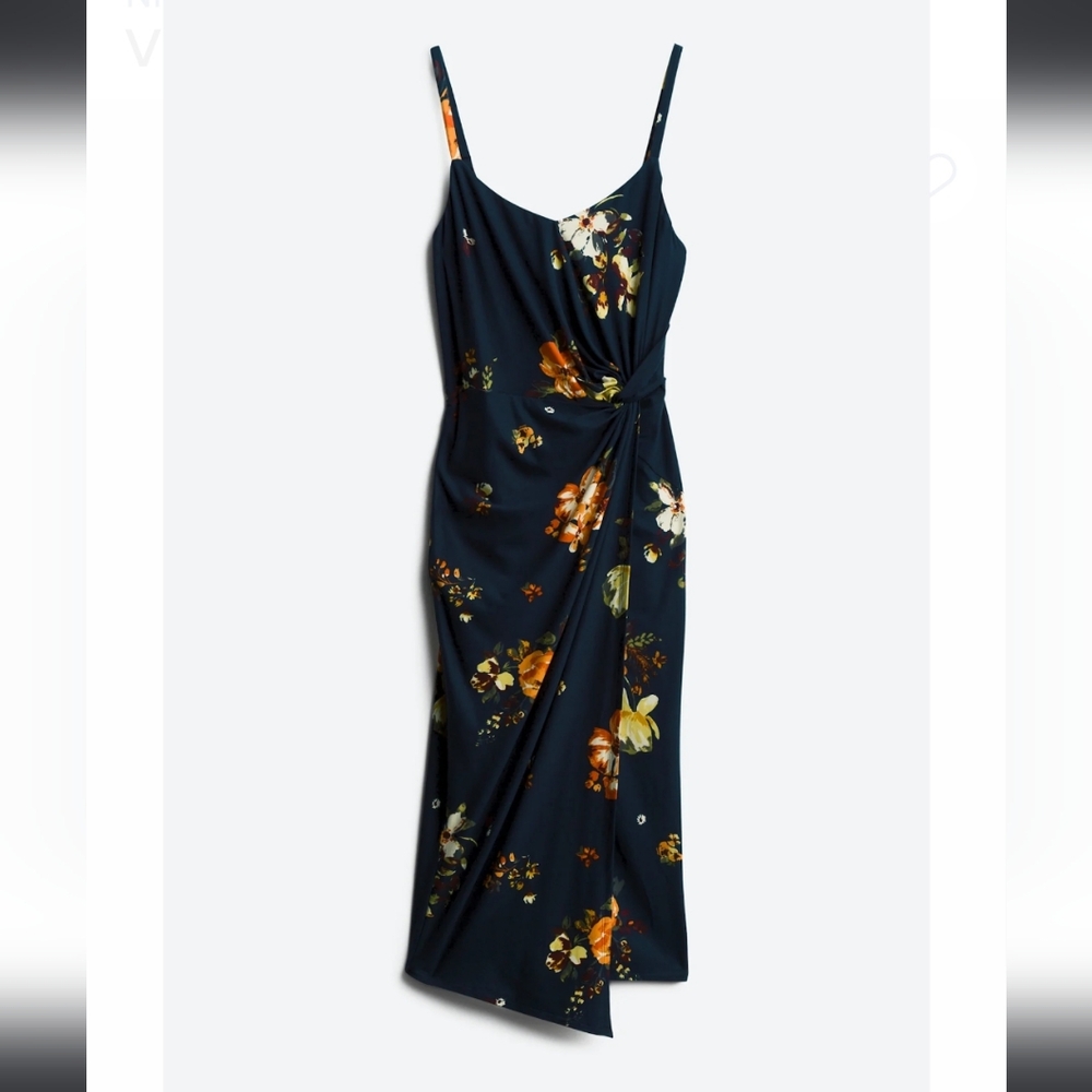 Nine BrittonVivienne Knit Midi Dress, Navy, Small